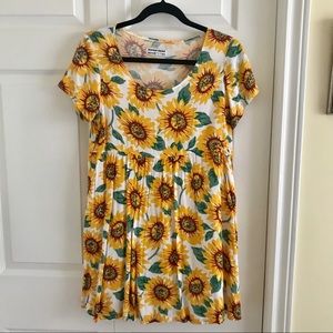 AMERICAN APPAREL sunflower dress